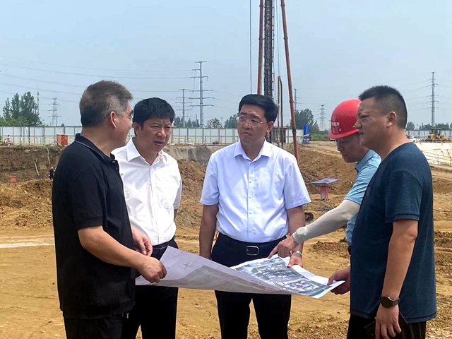 马培安来北辛街道督导重点项目建设工作-楼盘动态-资讯-滕州房产网