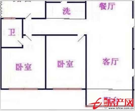 龙泉街道，荆东花园，两室两厅，送露台，可贷款