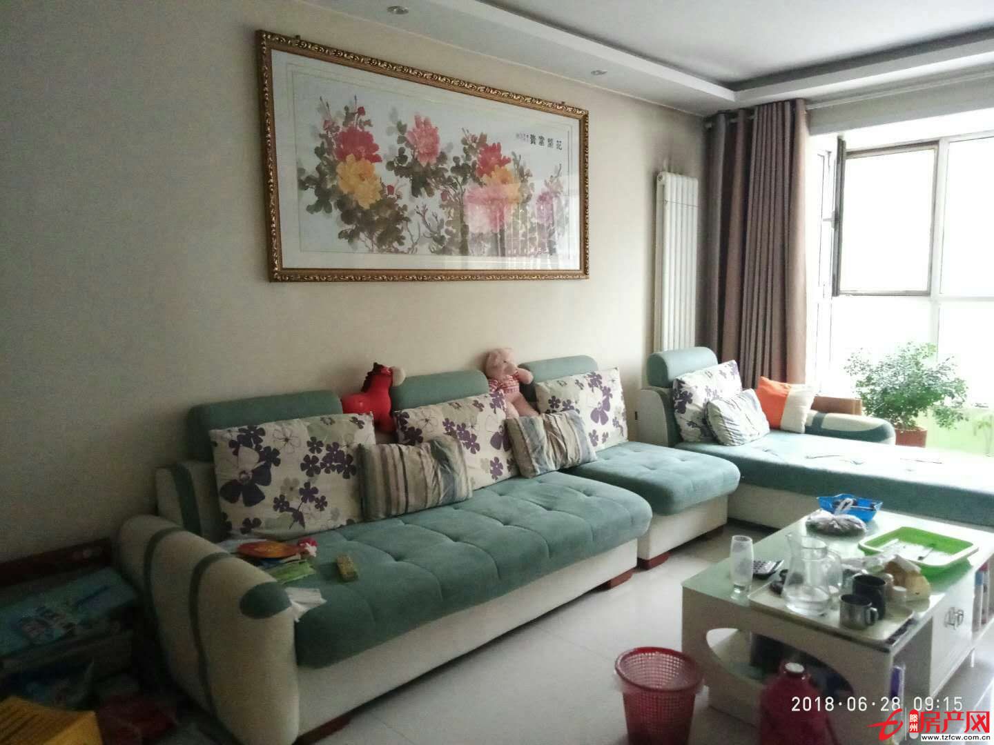 丽都水岸3楼大平台，户型方正彩光超好，精装修学，区房可贷款